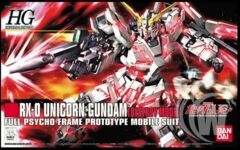 Bandai HGUC #100 Gundam RX-0 Unicorn Destroy Mode 1/144 Scale Kit